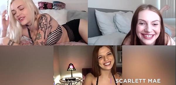  College Girls Playing Simon Says Sexy Edition! - Maya Kendrick, Alex Grey, Scarlett Mae